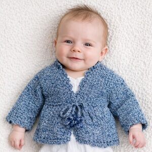 Charabia Girls' Embellished Lightweight Cardigan w/ Tags 3M